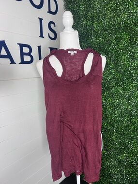 Buffalo David Bitton Women's Racerback Tank in Deep Burgundy